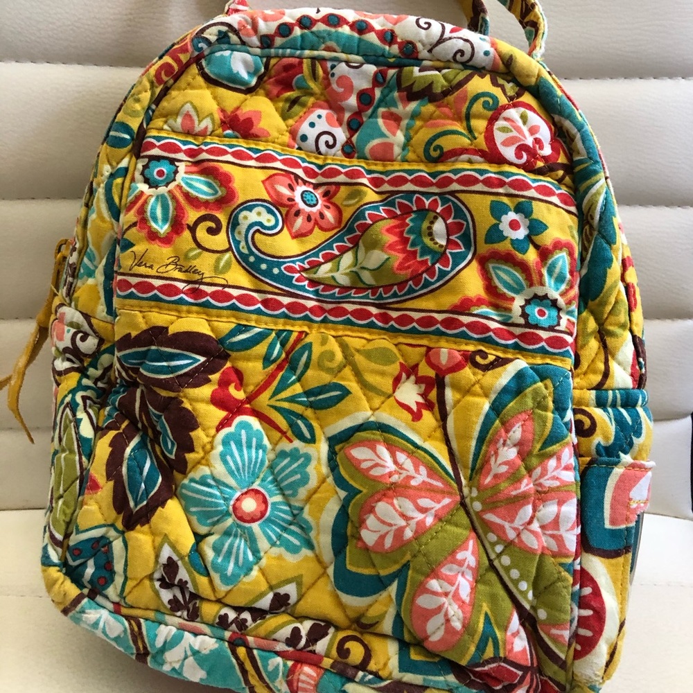 Vera Bradley Lunch Bunch Bag Yellow